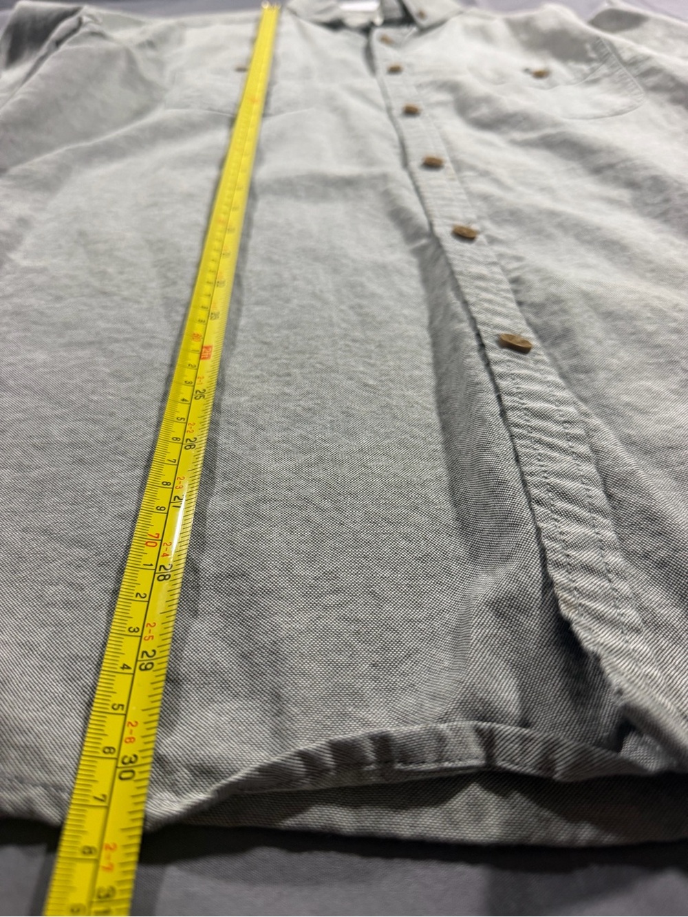 Alexander Julian Colours Organic Cotton Gray Button Down Shirt Men’s Large - Picture 3 of 6